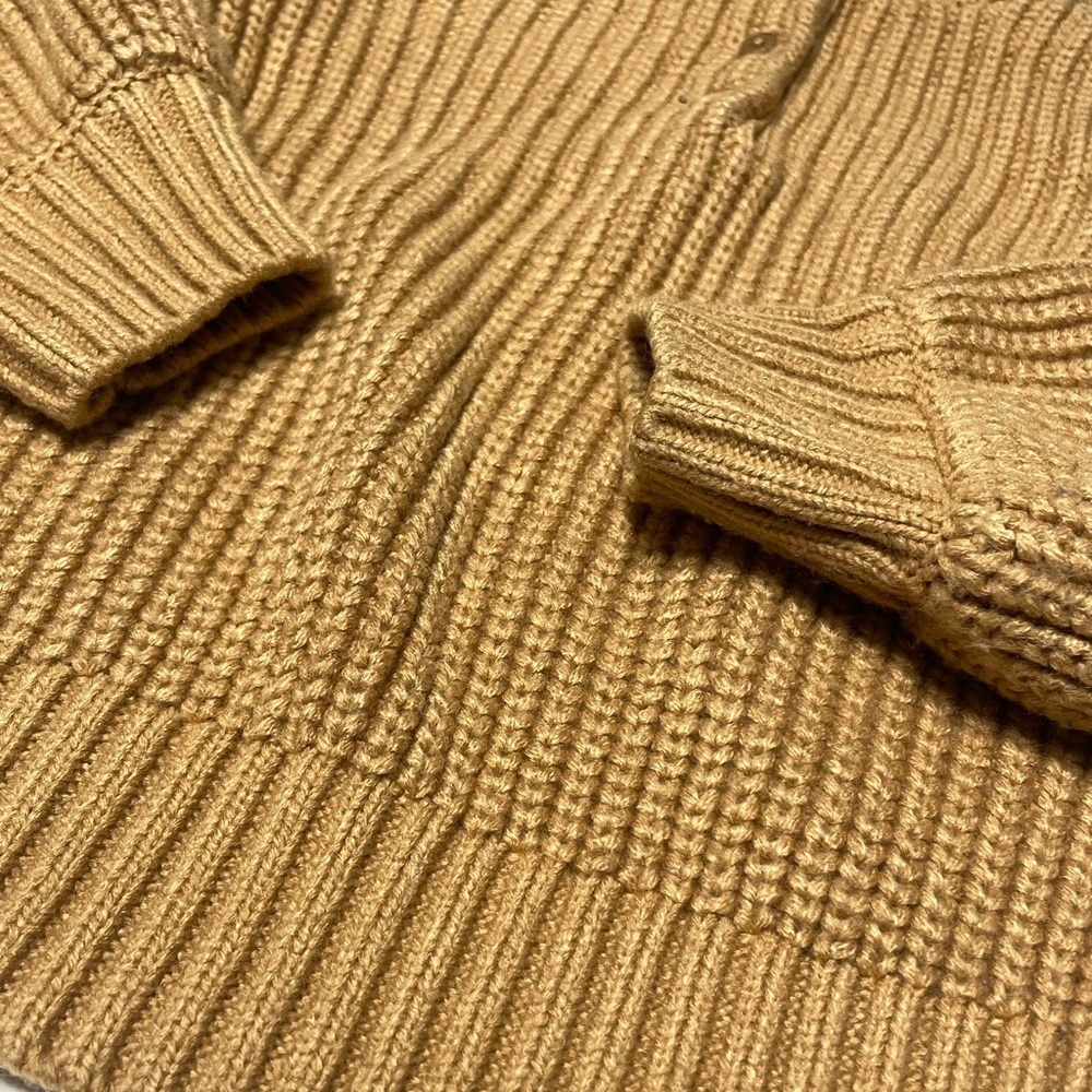Janie & Jack Cable Knit Tan Buckle Sweater Toddler Girls 4 - Picture 6 of 7